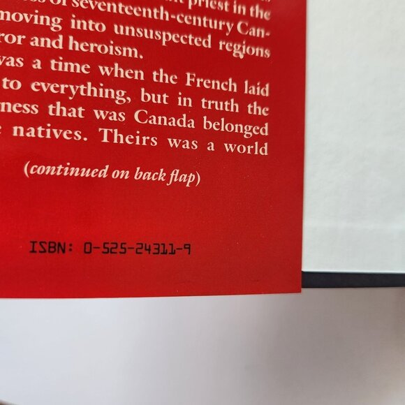 Black Robe By Brian Moore 1985 First Edition Hardcover Novel - Picture 9 of 14